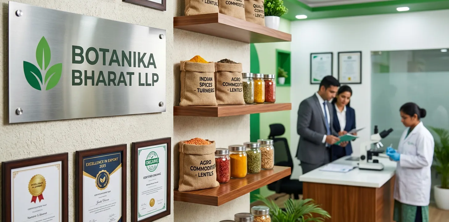Our Achievements – Botanika Bharat LLP, Indian spice exporter and agro exporter. Export milestones, certifications, Rudrapur Uttarakhand.