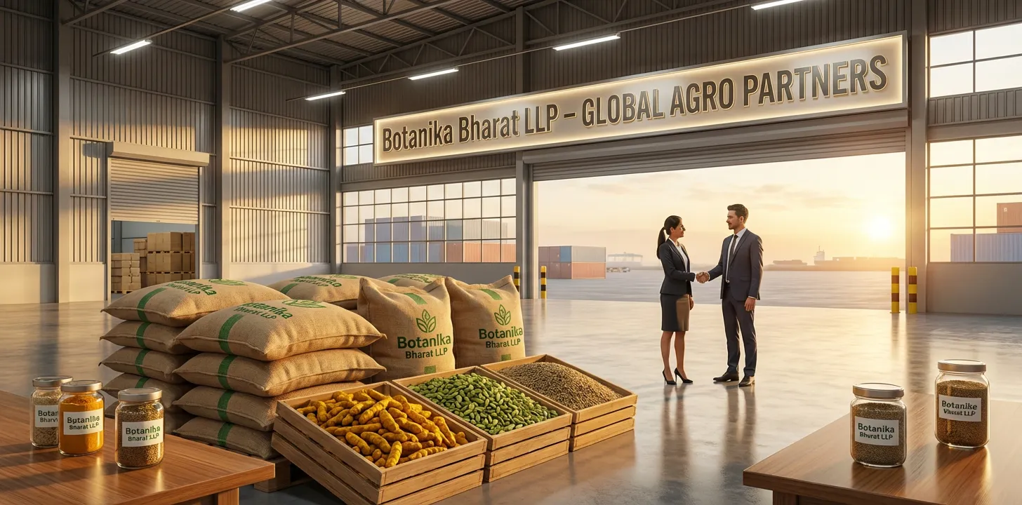 Our Vision – Botanika Bharat LLP, Indian spice exporter and agricultural products exporter, Rudrapur Uttarakhand. Trusted, established, scalable, export-ready partner for global buyers.