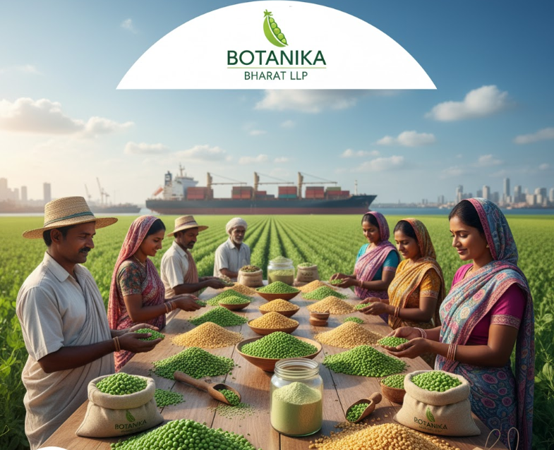 Indian peas seeds for export, freshly harvested and prepared for bulk shipment